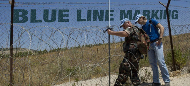 UNIFiL di Marka Garis Biru (Blue Line Marking), Lebanon Selatan. Foto: Dok UNIFIL
