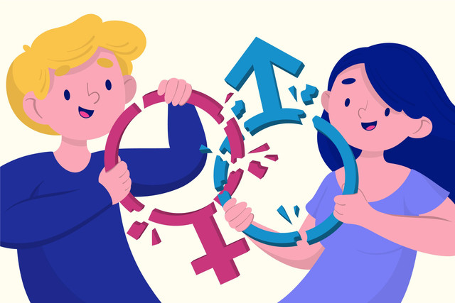 Ilustrasi gender. Foto: Freepik