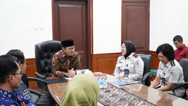 audiensi kanwil ditjenpas diy dengan walikota yogyakarta (humas kanwil ditjenpas diy)