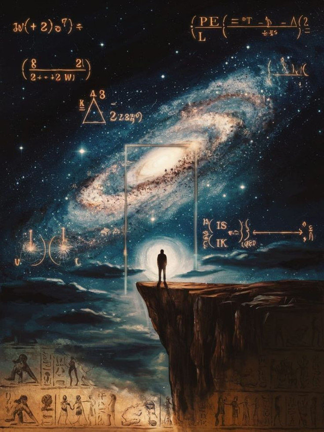 Jadi Sebenarnya Matematika Mempelajari Apa? Objek atau Pola? Mempelajari Filsafat Matematika (Sumber Foto: Illustrasi dibuat oleh Nano Banana AI) 
