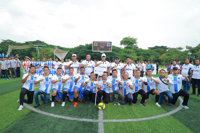 Meriahkan HBP Ke-62, Lapas Mojokerto Ikut Mini Soccer Bersama Korwil Bojonegoro (Foto:HumasLapasMoker)