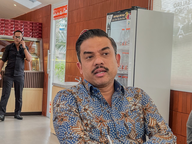 Menteri Usaha Mikro, Kecil, dan Menengah (UMKM) Maman Abdurrahman di Kantor Kementerian UMKM, Kamis (9/4/2026). Foto: Widya Islamiati/kumparan