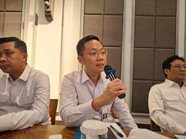 Dirjen Perekeretaapian, Allan Tandiono dalam diskusi Kemenhub bersama Forwahub di Jakarta, Kamis (9/4/2026). Foto: Argya D. Maheswara/kumparan 