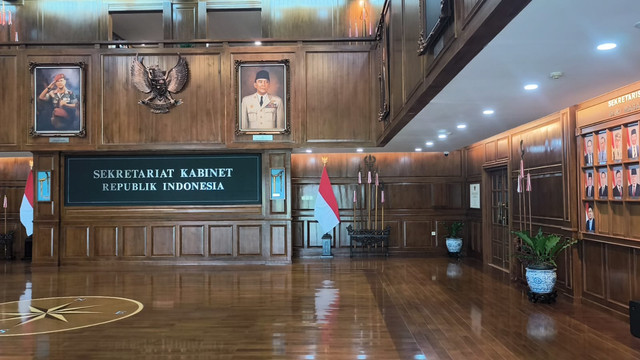 Suasana WFH ASN perdana di Kantor Kemensetneg RI, Jakarta Pusat, Jumat (10/4/2026). Foto: Zamachsyari/kumparan