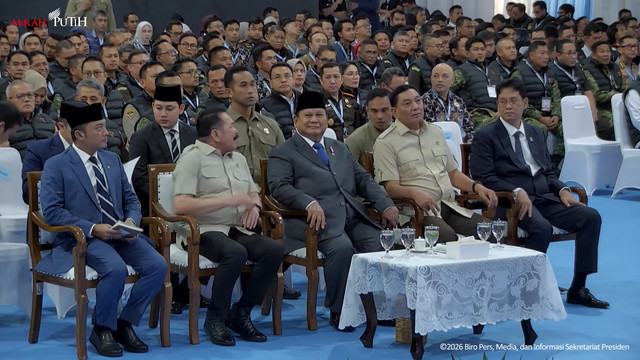 Prabowo Hadiri Acara Penyerahan Denda Administratif dan Penyelamatan Keuangan Negara di Kejaksaan Agung, Jakarta, 10 April 2026 Foto: YouTube/ Sekretariat Presiden