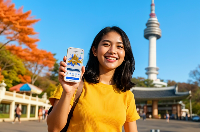 Fitur QR Antar Negara pada aplikasi Livin’ by Mandiri yang kini bisa digunakan di Korea Selatan. Foto: Dok. Bank Mandiri