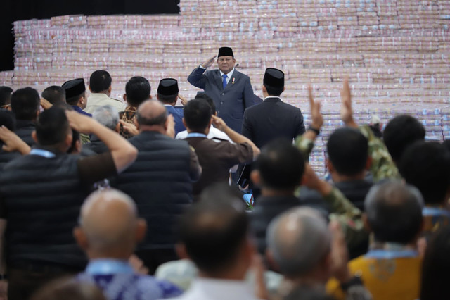 Suasana acara Penyerahan Denda Administratif dan Penyelamatan Keuangan Negara di Kejaksaan Agung, Jakarta, (10/4/2026). Foto: Jamal Ramadhan/kumparan