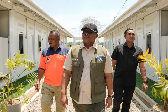 Satuan Tugas Percepatan Rehabilitasi dan Rekonstruksi Pascabencana Sumatera menyatakan terbuka terhadap usulan baru pembangunan hunian sementara serta penerima dana tunggu hunian bagi penyintas bencana hidrometeorologi di Aceh, Sumut dan Sumbar. Foto: Dok. Satgas PRR