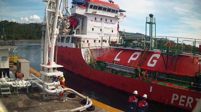 Kapal pengangkut LPG Pertamina. Foto: Pertamina.