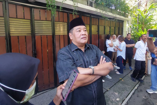Ketua Bidang Politik DPP PSI, Bestari Barus, usai bertemu Jokowi di Solo, Senin (13/4/2026). Foto: Dok. kumparan