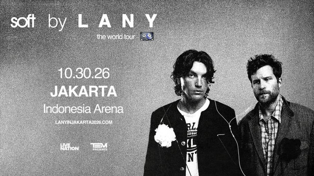 Ilustrasi link tiket konser LANY di Jakarta 2026. Foto: Tiket.com