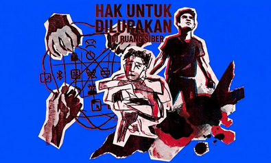 Foto: Ilustrasi Hak untuk dilupakan di ruang siber/Generad ai
