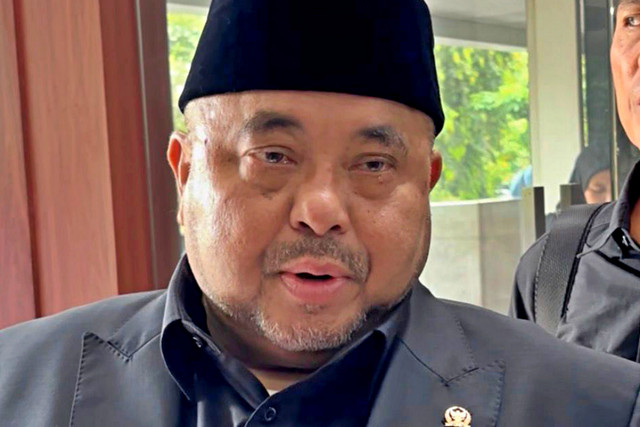 Anggota Komisi III DPR, Habib Aboe Bakar Al-Habsyi usai diperiksa MKD DPR terkait pernyataan ulama dan pesantren Madura di pusaran narkoba pada Selasa (14/4/2026). Foto: Abid Raihan/kumparan