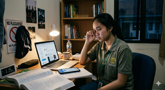 Mengapa Mahasiswa Hobi "Beli Otak" Orang Lain? (Sumber gambar: Generasi ai, 2026).