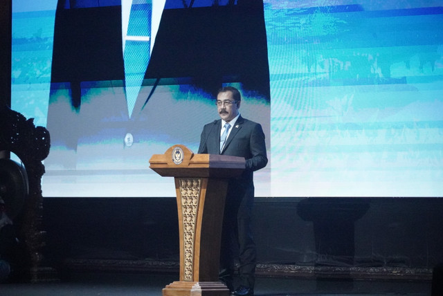 Menteri Imigrasi dan Pemasyarakatan Agus Andrianto resmi membuka The 7th World Congress on Probation and Parole (WCPP) di Bali International Convention Center, Bali, Selasa (14/4/2026). Foto: Kementerian Imipas