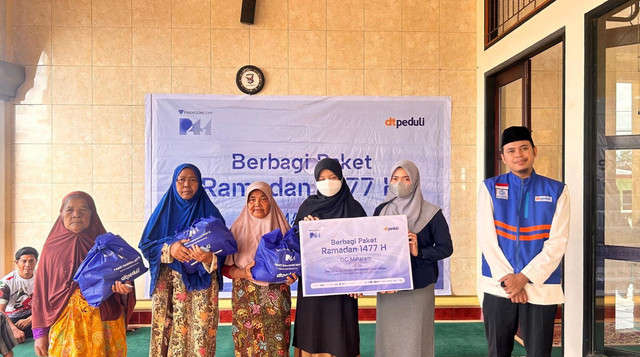 Paragon dan DT Peduli Bersinergi untuk Berbagi Paket Sembako Ramadhan untuk Warga Membutuhkan di Desa Tebaban (Sumber : DT Peduli)
