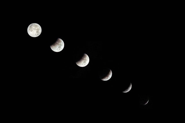 Ilustrasi jelaskan terjadinya gerhana bulan penumbra.Foto: Maggie Hung / Unsplash