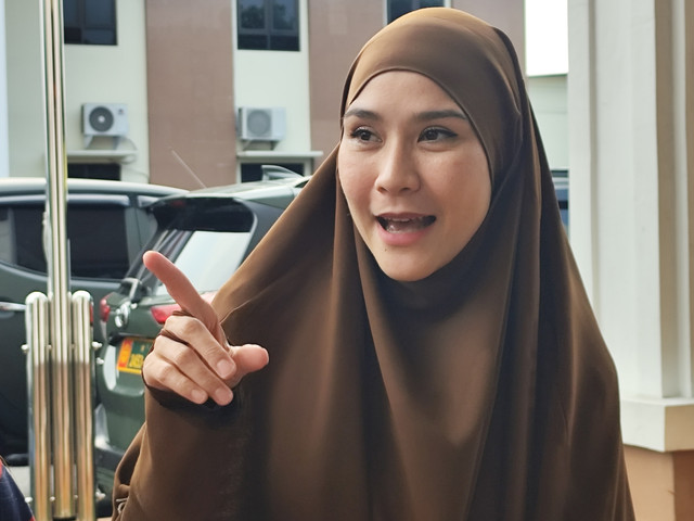 Zaskia Adya Mecca di Pengadilan Militer II-08 Jakarta, Rabu (15/4/2026). Foto: Salsha Okta Fairuz/kumparan