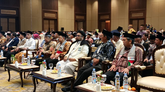 Silaturrahmi Nasional Ormas Islam dan Halal Bihalal Majelis Ulama Indonesia di Jakarta, Rabu (15/4/2026). Foto: Kevin Daniel/kumparan