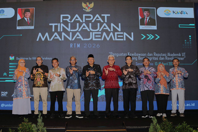 Universitas Terbuka menggelar Rapat Tinjauan Manajemen (RTM) Tahun 2026 di DoubleTree by Hilton, Surabaya. Foto: Dok. Istimewa