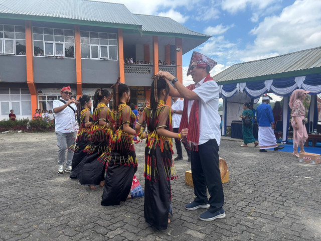 Presiden Direktur TMMIN Nandi Julyanto di SMKN 2 Rantepao, Toraja Utara, Sulawesi Selatan, Rabu (15/4/2026). Foto: Dok. Istimewa