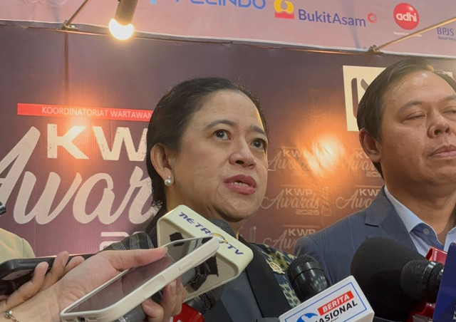 Ketua DPR, Puan Maharani di DPR, Kamis (16/4/2026). Foto: Abid Raihan/kumparan
