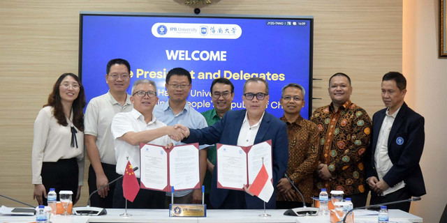 IPB University dan Hainan University Perkuat Kolaborasi Riset Tropis dan Inovasi