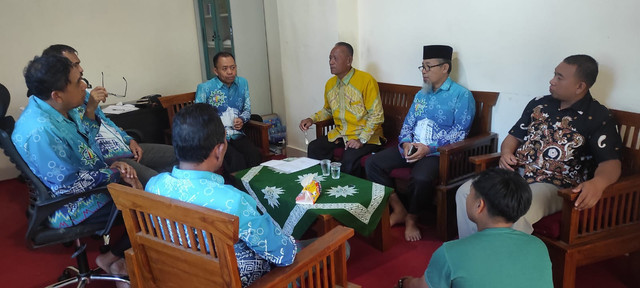 Badan Eksekutif Masjid (BEM) Masjid Sabulussalam Al Khoory Unismuh Makassar menggelar rapat persiapan pelaksanaan Sholat Hari Raya Idul Adha 1447 H