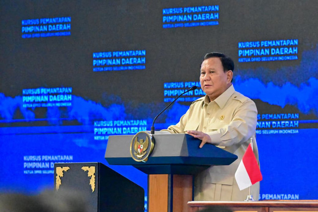 Presiden Prabowo Subianto saat menghadiri Retret Ketua DPRD se-Indonesia di Lembah Tidar, Magelang, Sabtu (18/4/2026). Foto: Rusman/Biro Pers Sekretariat Presiden