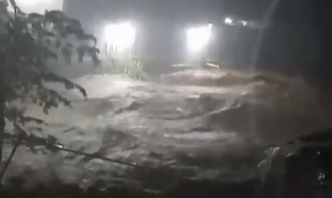Banjir bandang di Kabupaten Bogor, Jawa Barat, Sabtu (18/4). Dok. Istimewa