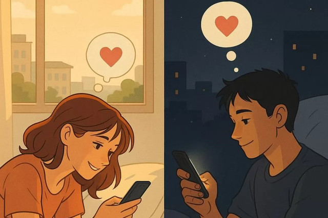Ilustrasi hubungan jarak jauh (LDR) yang dipenuhi harapan, namun berakhir tanpa penjelasan. (Sumber: Google Images)