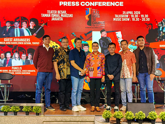 Konferensi Pers Jazz Goes To Campus. Foto: Dok. Istimewa