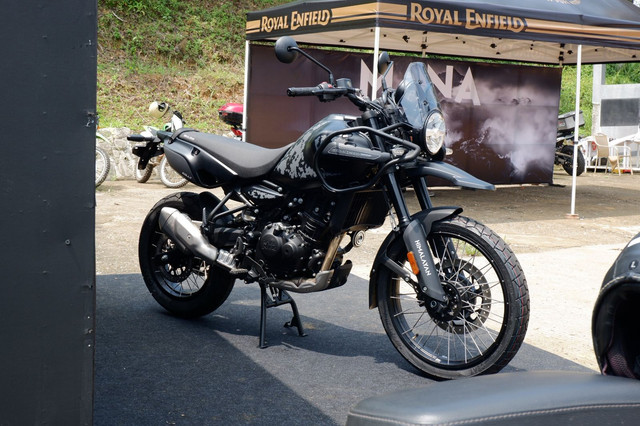 Peluncuran Royal Enfield Himalayan 450 Mana Black di Indonesia, Minggu (19/4/2026). Foto: Sena Pratama/kumparan