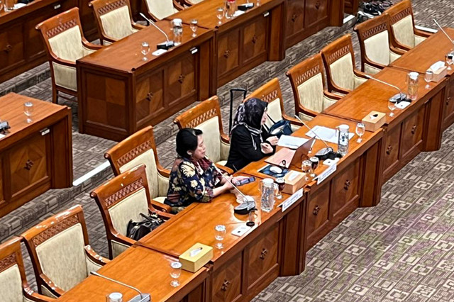 Suasana RDPU Komisi III menerima masukan terkait RUU tentang Perampasan Aset terkait Tindak Pidana di Kompleks Parlemen, Senayan, Jakarta, Senin (20/4/2026). Foto: Nasywa Athifah/kumparan
