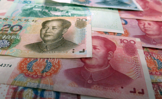 Yuan, mata uang China. Foto: https://pxhere.com/id/photo/860066.