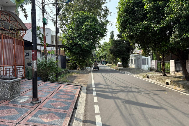 Lokasi penyiraman air keras terhadap MR di Jalan Johar Baru II, Jakarta Pusat, Selasa (21/4/2026). Foto: Nauval Pratama/kumparan