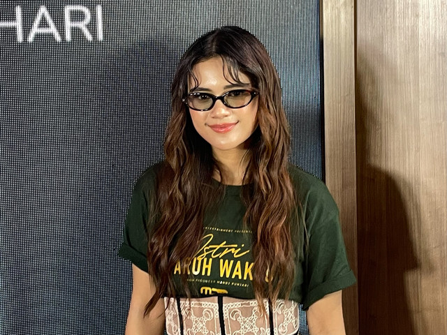 Audi Marissa di konferensi pers "Istri Paruh Waktu" di kawasan Setiabudi, Jakarta Selatan. Foto: Salsha Okta Fairuz/kumparan