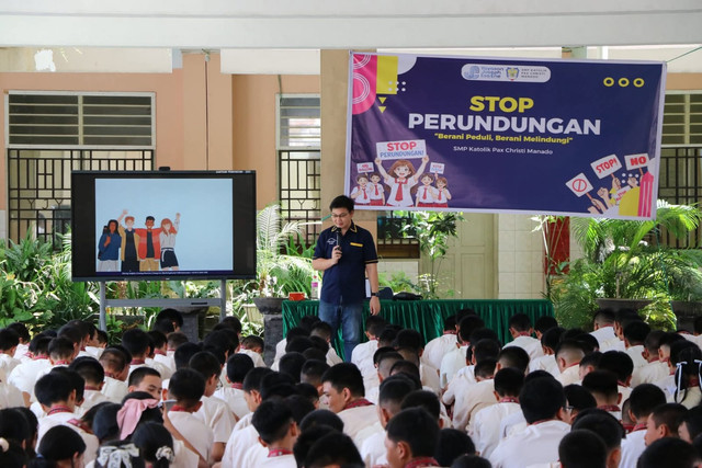 Sosialisasi anti-perundungan di sekolah. Foto: Dokumentasi pribadi