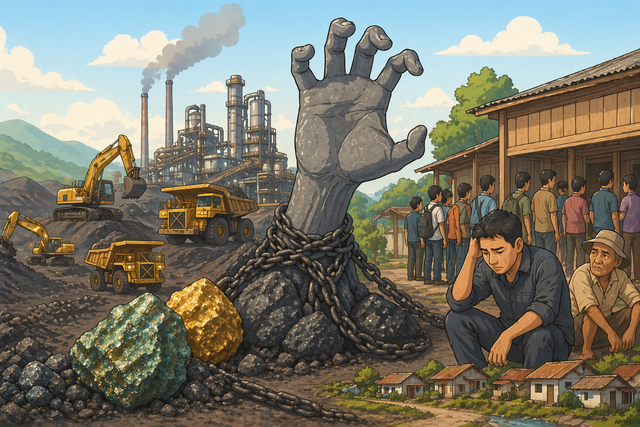 Ilustrasi: kondisi tenaga kerja minim lapangan pekerjaan (Sumber: generate AI)