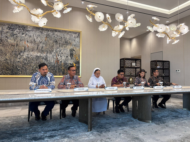 Konferensi pers pengembalian dana kasus KCP Aek Nabara di Grha BNI, Jakarta Pusat pada Rabu (22/4/2026). Foto: Argya D. Maheswara/kumparan 