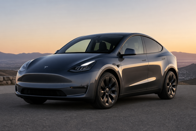 Tesla Model Y, model paling sukses Tesla (image generated by ChatGPT)