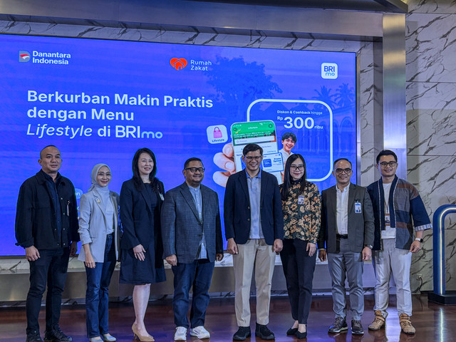 Konferensi pers Program Kurban melalui BRImo, di kantor pusat BRI, Jakarta Pusat, Jumat (24/4/2026). Foto: Muhammad Fhandra Hardiyon/kumparan