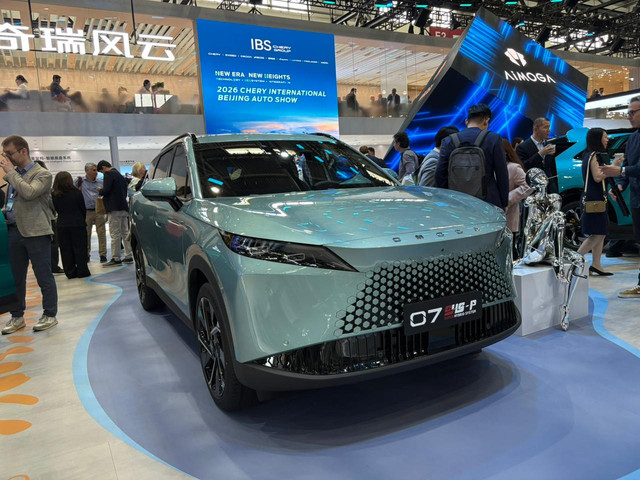 Omoda O4 di Beijing Auto Show 2026. Foto: Fitra Andrianto/kumparan