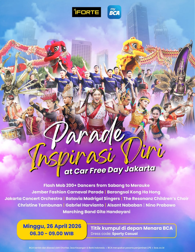 Parade Inspirasi Diri. Foto: Instagram @pagelaransabangmerauke