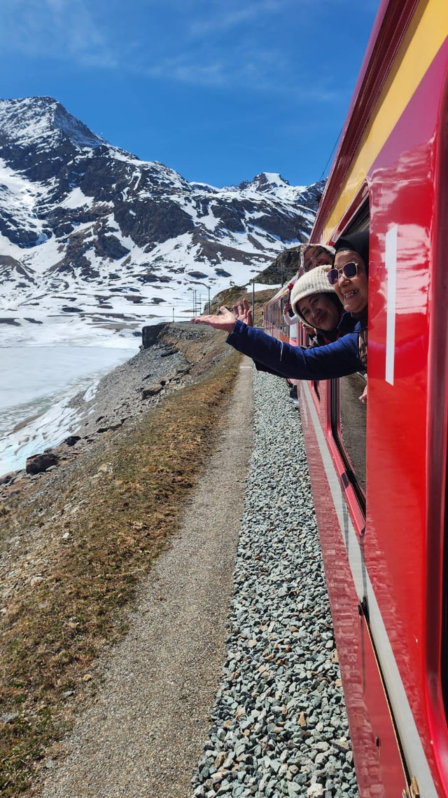 Kereta Bernina. Sumber: Dok. Ica