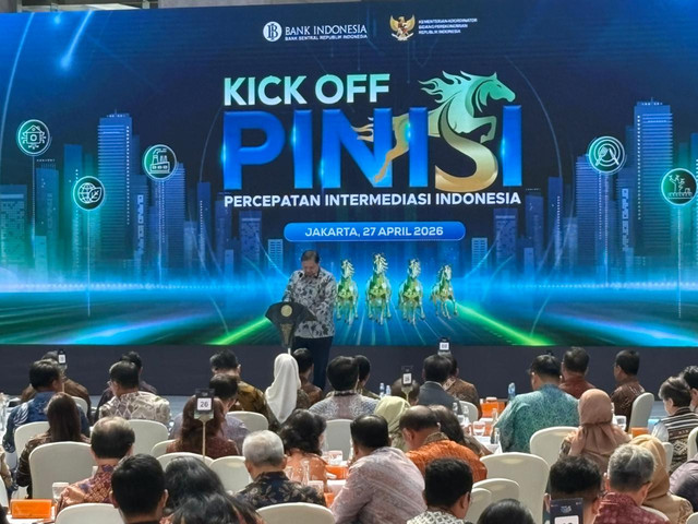 Menko Perekonomian Airlangga kick off PINISI. Dok. Ave Airiza/kumparan