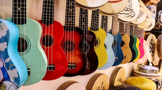 Ilustrasi ciri ciri alat musik harmonis. Foto: Aslı Yaren Peker / Unsplash