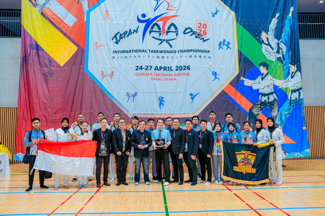 Tim Taekwondo Garbha Presisi Polri raih juara umum di Jepang. Foto: Dok. Polri