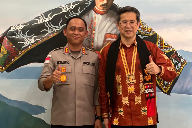 Konsul Jenderal Jepang di Medan Furugori Toru menyambangi Mapolres Aceh Tengah pada Senin (27/4/2026). Foto: Dok. Istimewa