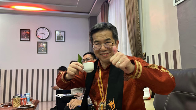 Konsul Jenderal Jepang di Medan Furugori Toru menyambangi Mapolres Aceh Tengah pada Senin (27/4/2026). Foto: Dok. Istimewa